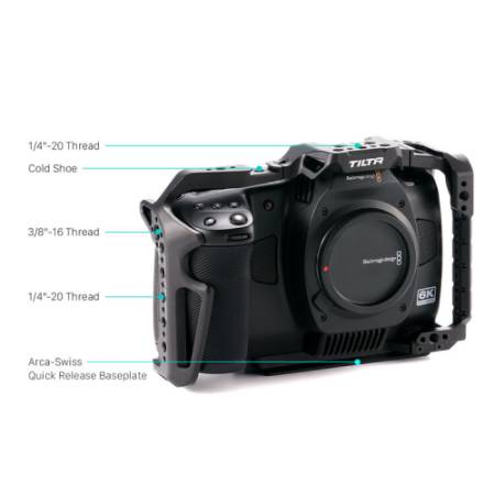 Tilta TA-T64-A-B (Advanced Kit) - zestaw z klatką do BMCC 6K - szczegóły